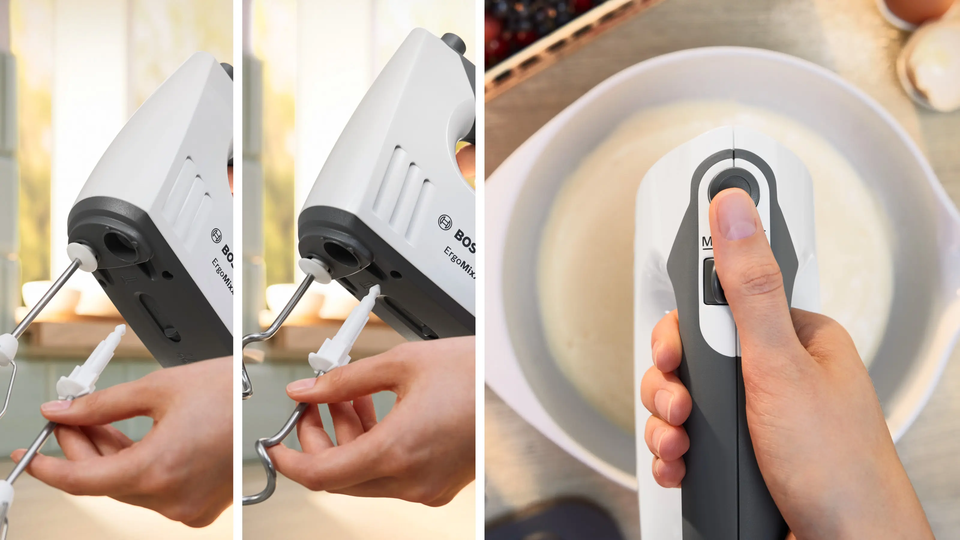 MFQ37400 El Mikseri ErgoMixx 750 W Beyaz, Gri - Gorsel 5