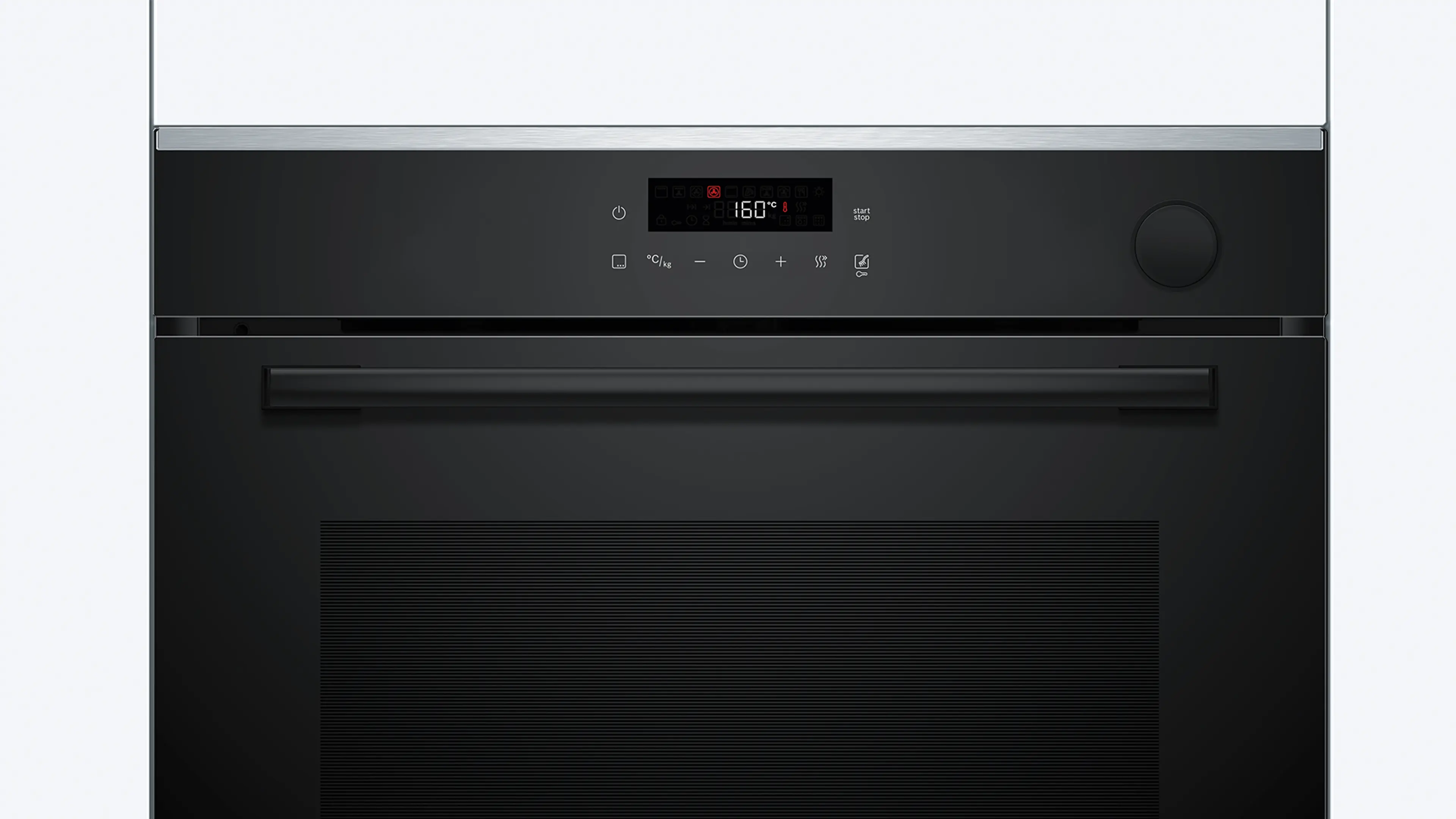 Series 4 Built-in oven with added steam function 60 x 60 cm Black - Gorsel 2