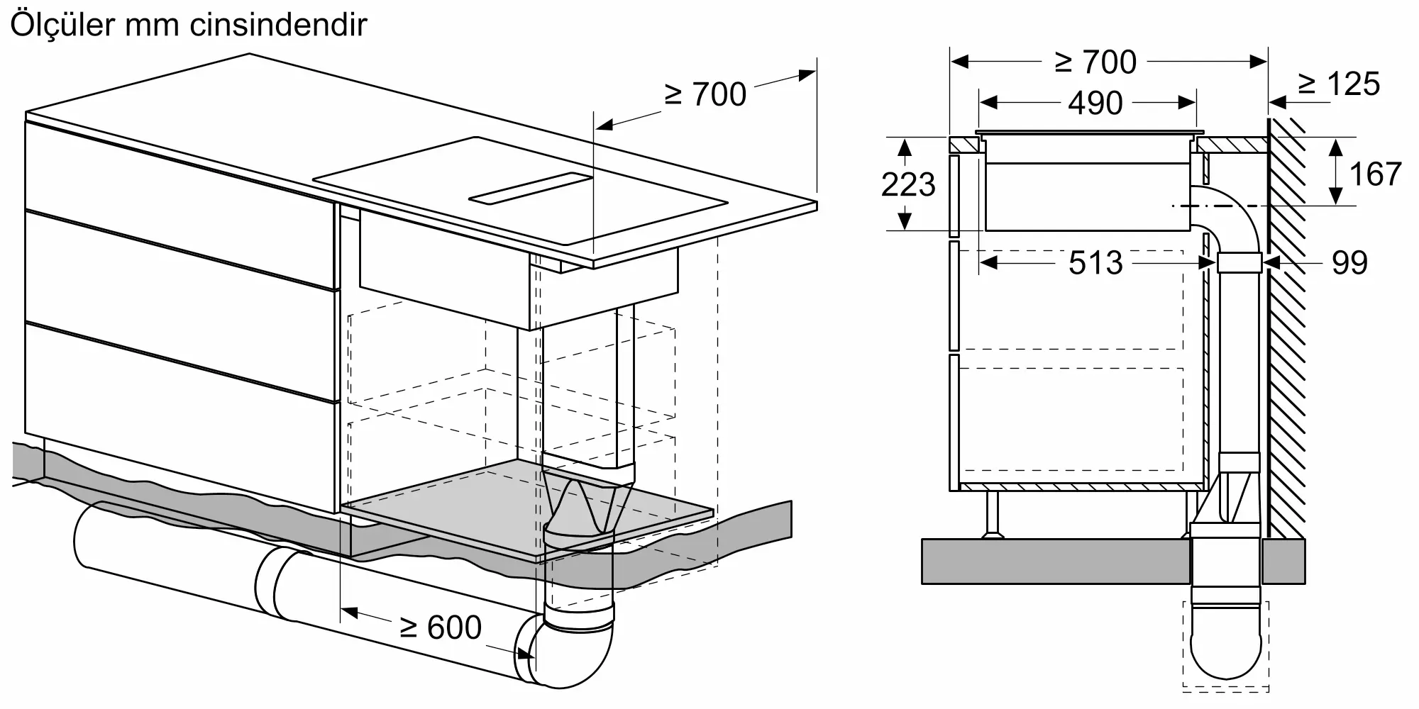 Serie 8 Davlumbaz Entegreli İndüksiyon Ocak,, 80 cm Çerçeveli Montaj - Gorsel 20