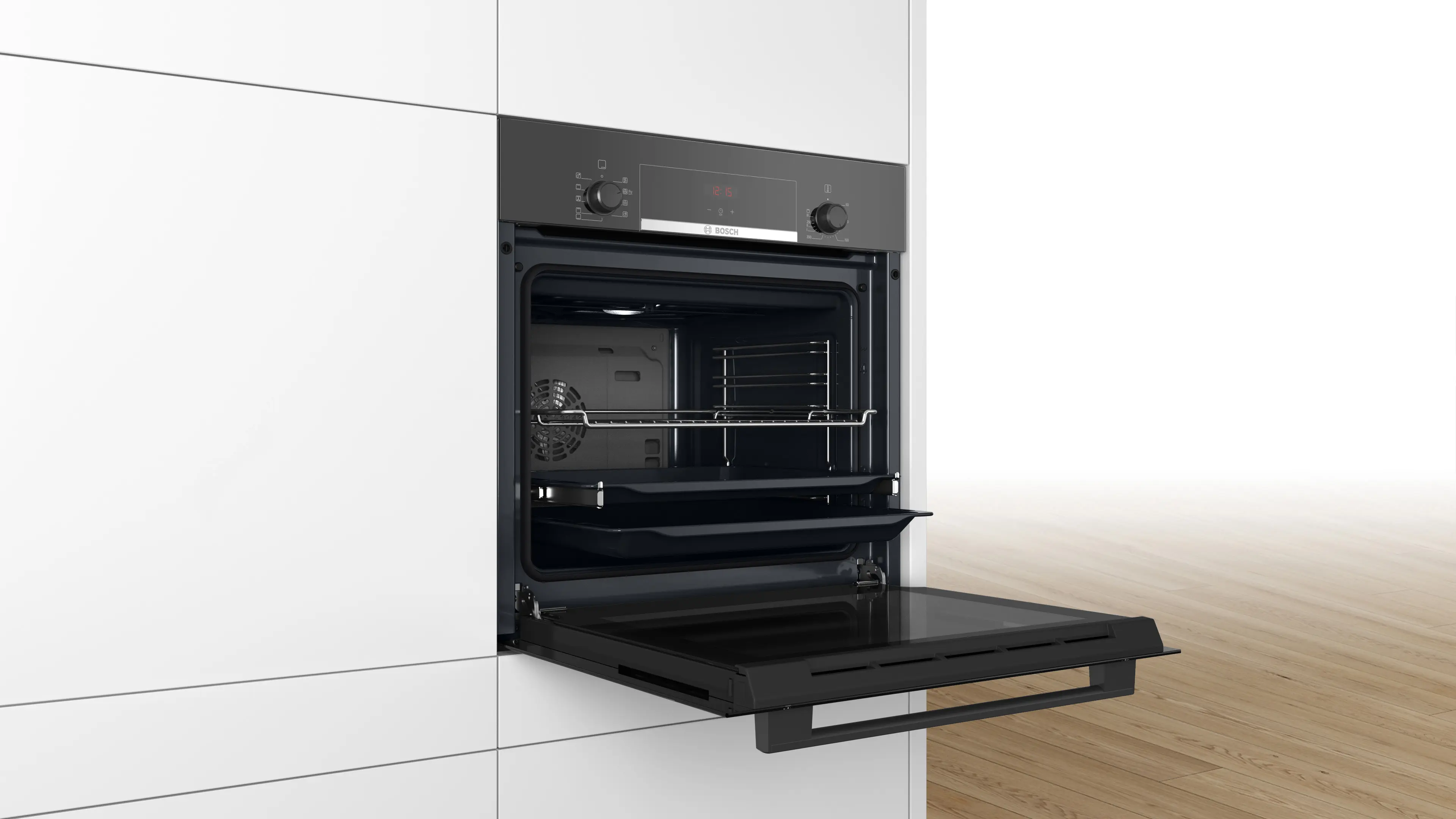 Serie 4 Ankastre Fırın 60 x 60 cm Siyah - Gorsel 4