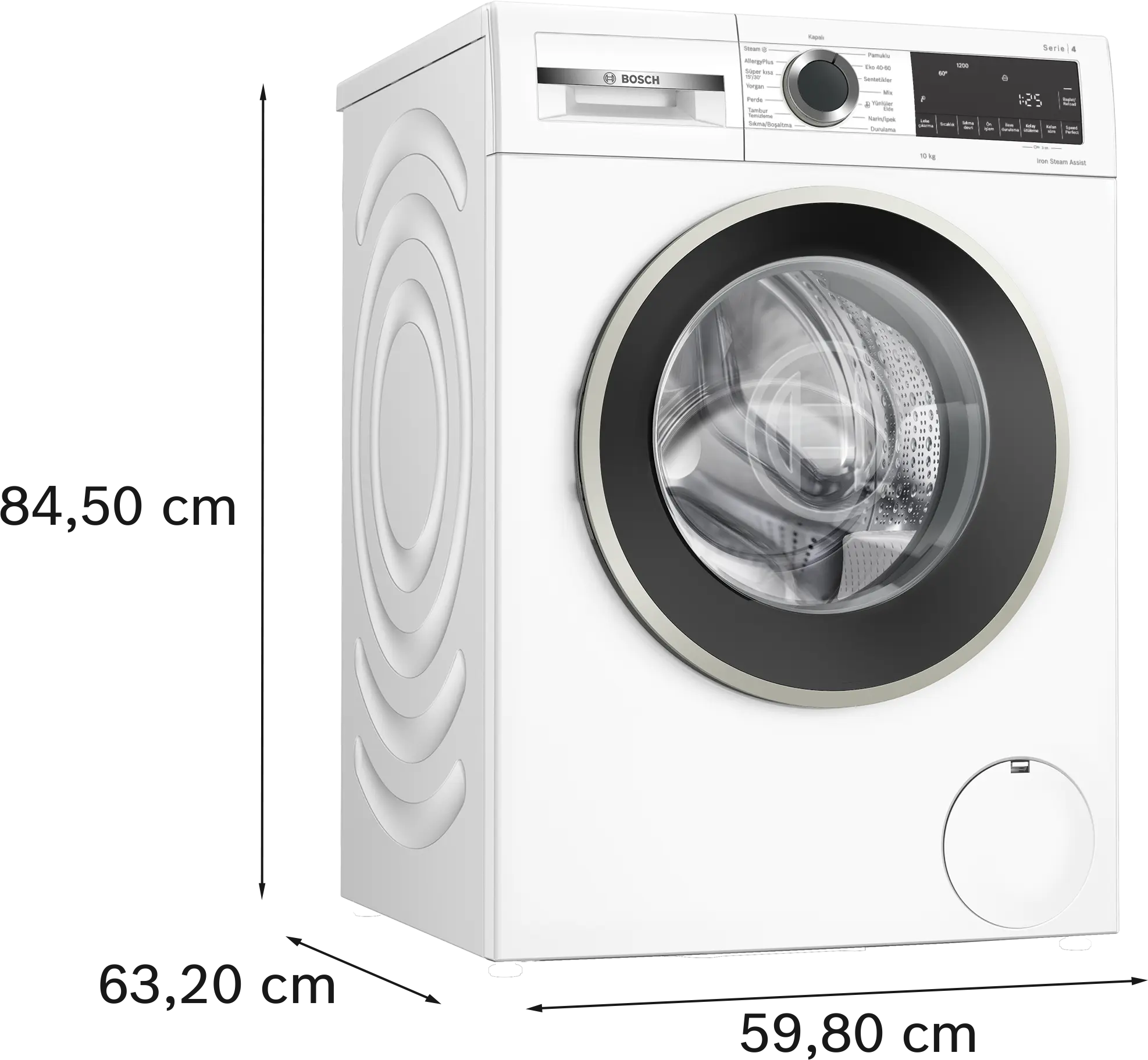 Serie 4 Çamaşır Makinesi 10 kg maks. 1200 dev./dak. - Gorsel 6