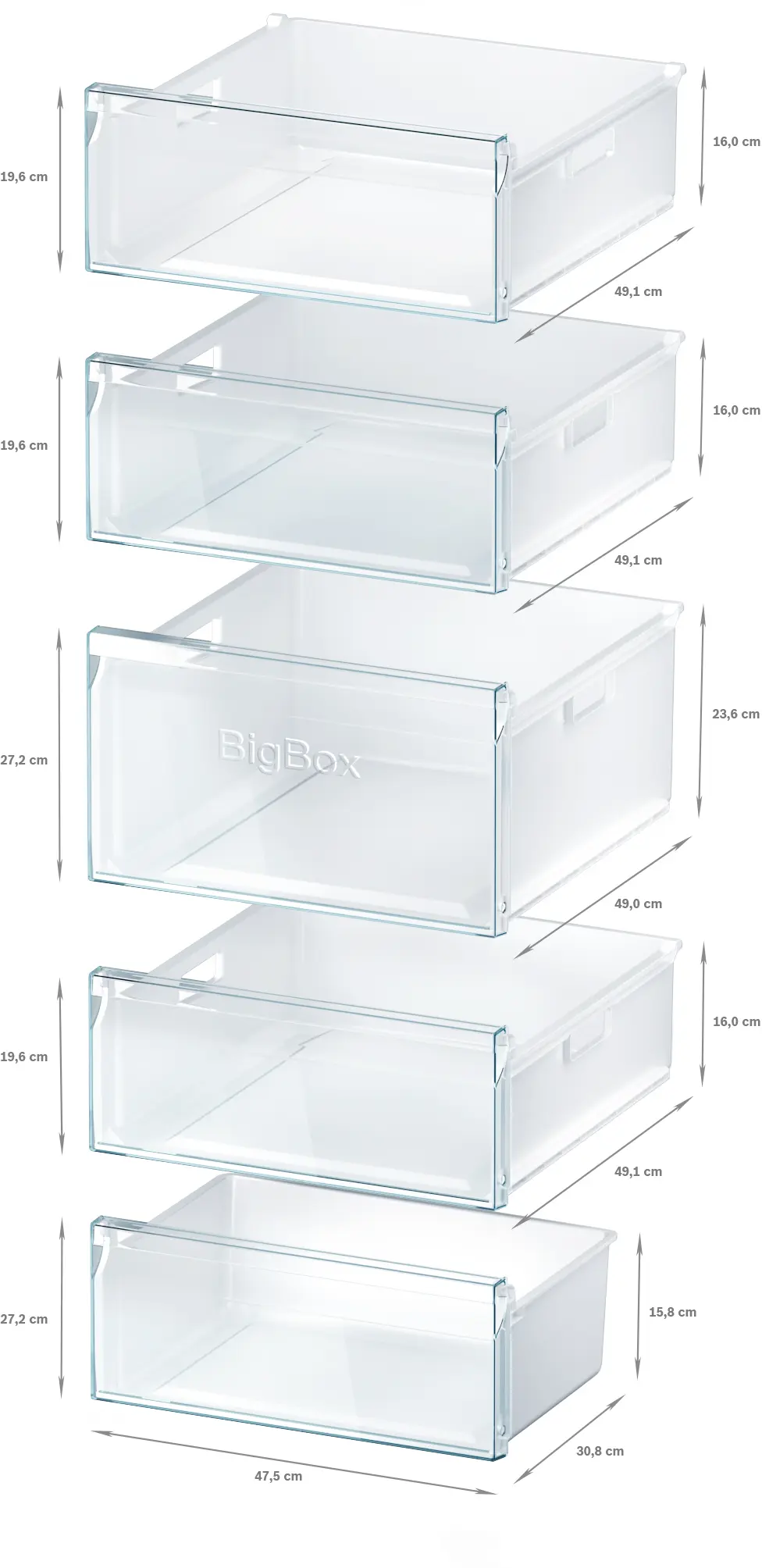 Serie 4 Solo Derin Dondurucu 176 x 70 cm Beyaz - Gorsel 4