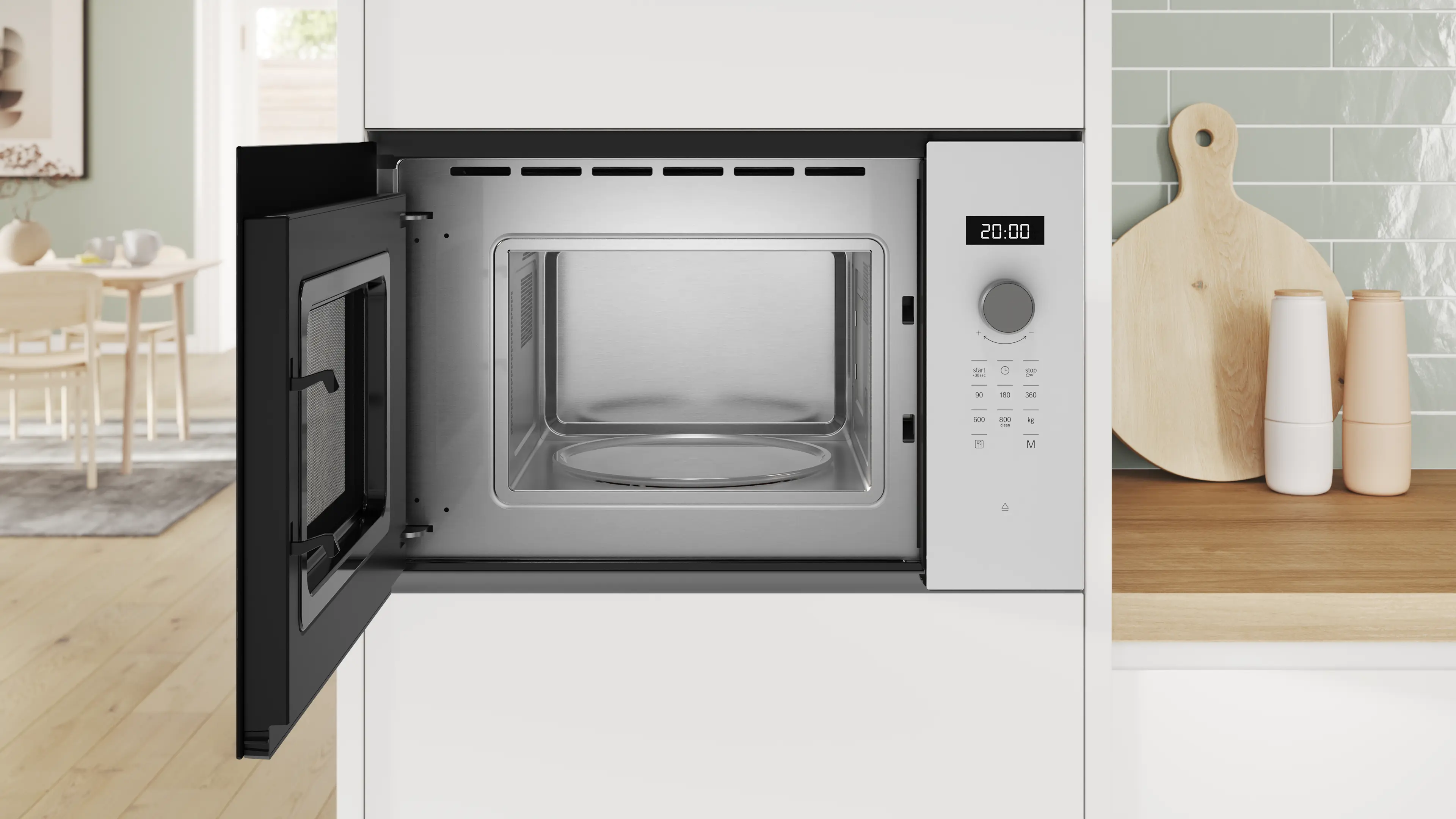 Serie 4 Ankastre Mikrodalga Beyaz - Gorsel 4