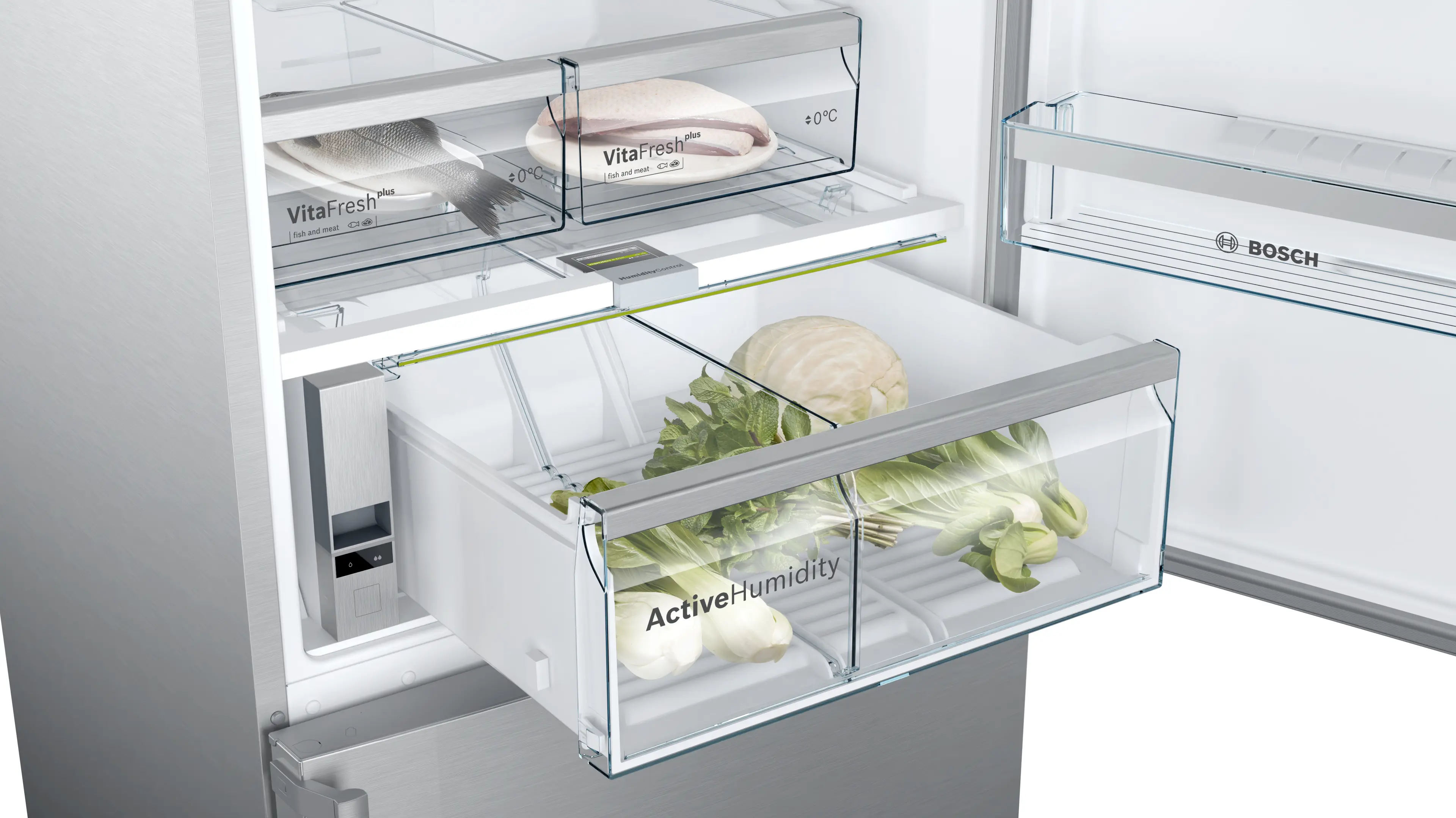 Serie 8 Alttan Donduruculu Buzdolabı 186 x 75 cm Kolay temizlenebilir Inox - Gorsel 5