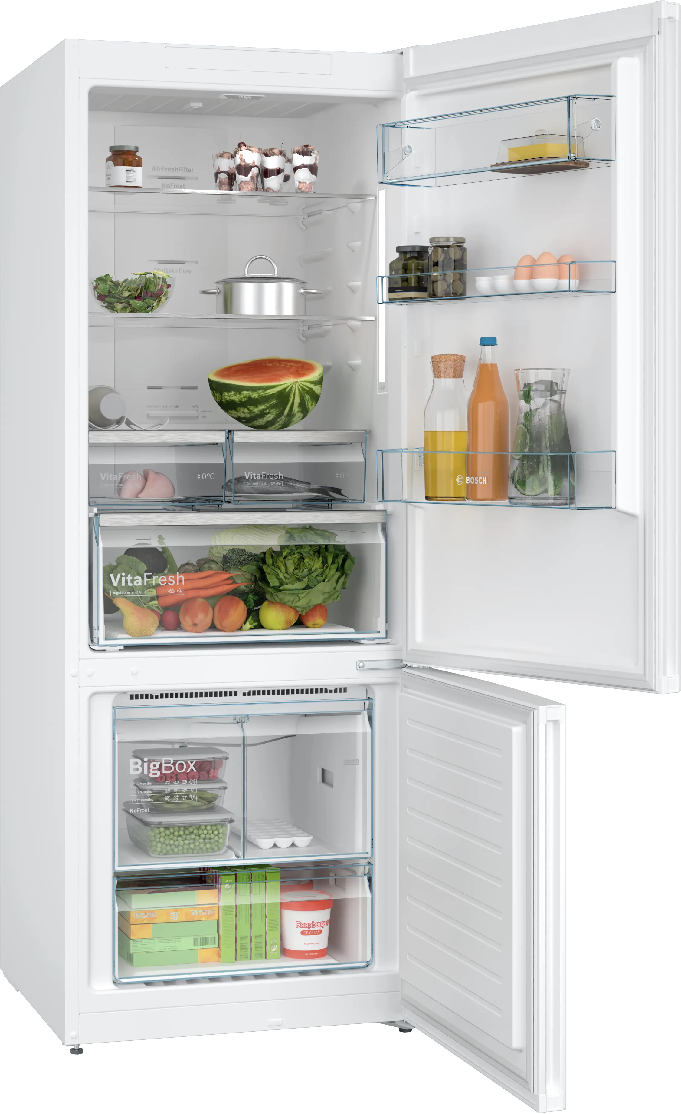 Serie 4 Alttan Donduruculu Buzdolabı 186 x 70 cm Beyaz, Total No Frost - Gorsel 2