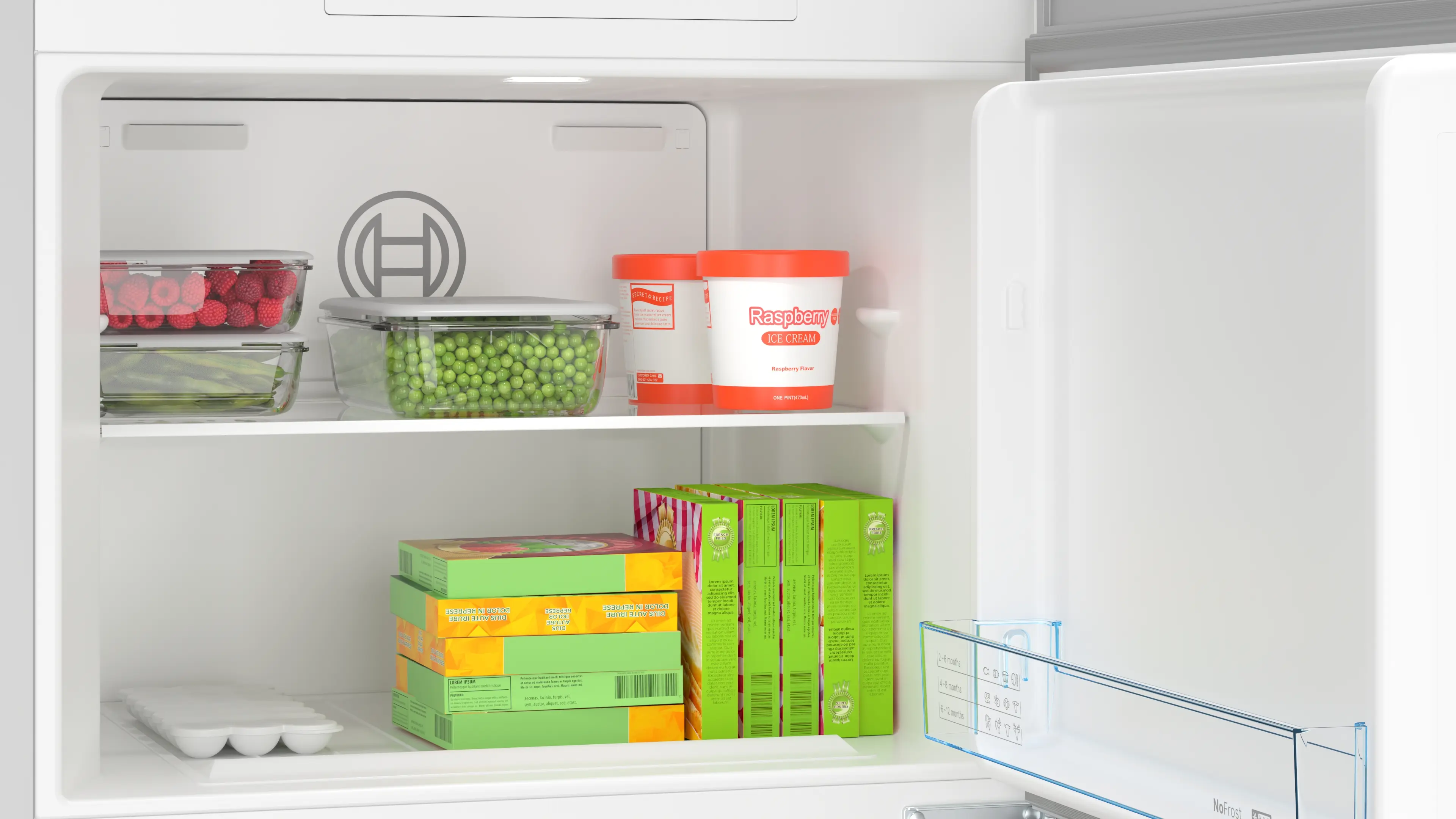 Serie 4 Üstten Donduruculu Buzdolabı 186 x 75 cm Paslanmaz çelik - Gorsel 7