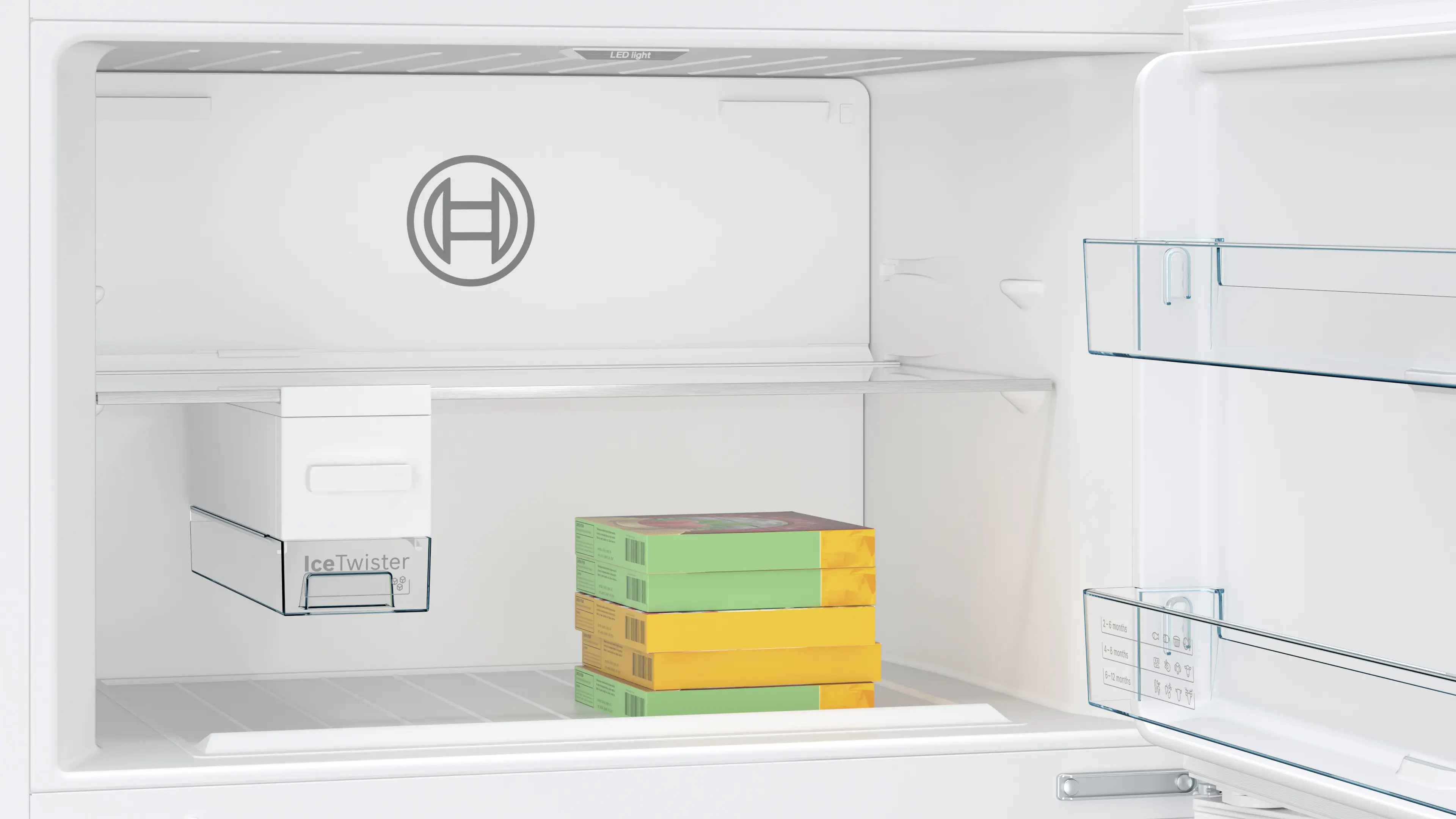 Serie 6 Üstten Donduruculu Buzdolabı 186 x 86 cm Beyaz - Gorsel 5