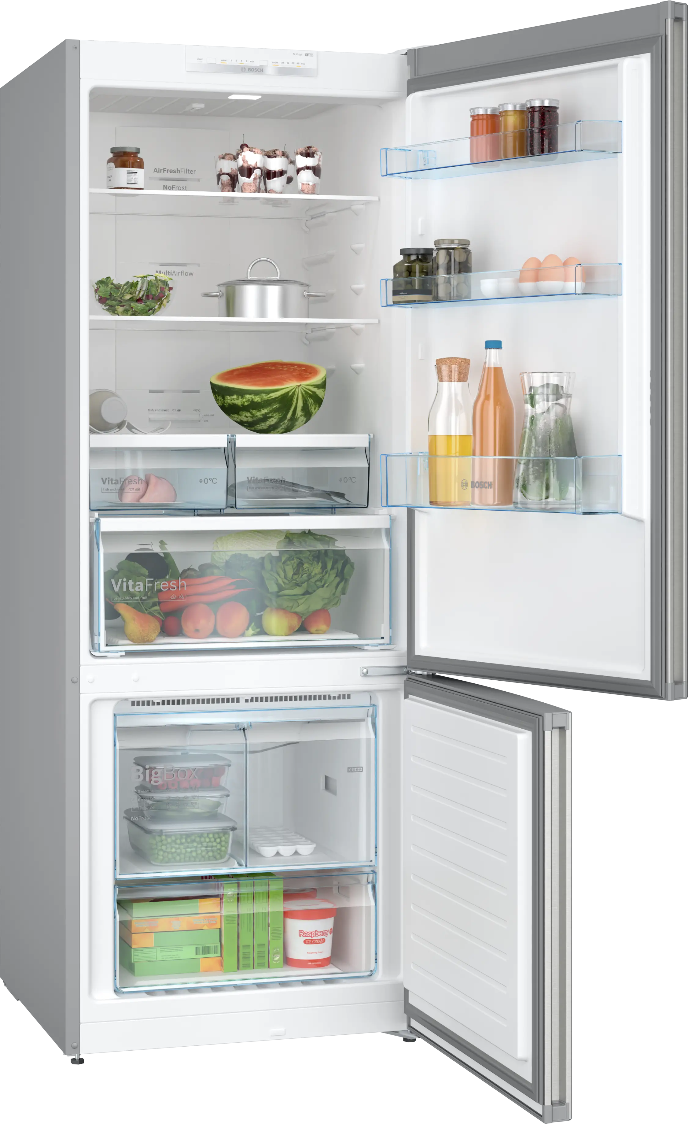 Serie 4 Alttan Donduruculu Buzdolabı 186 x 70 cm Paslanmaz çelik - Gorsel 2