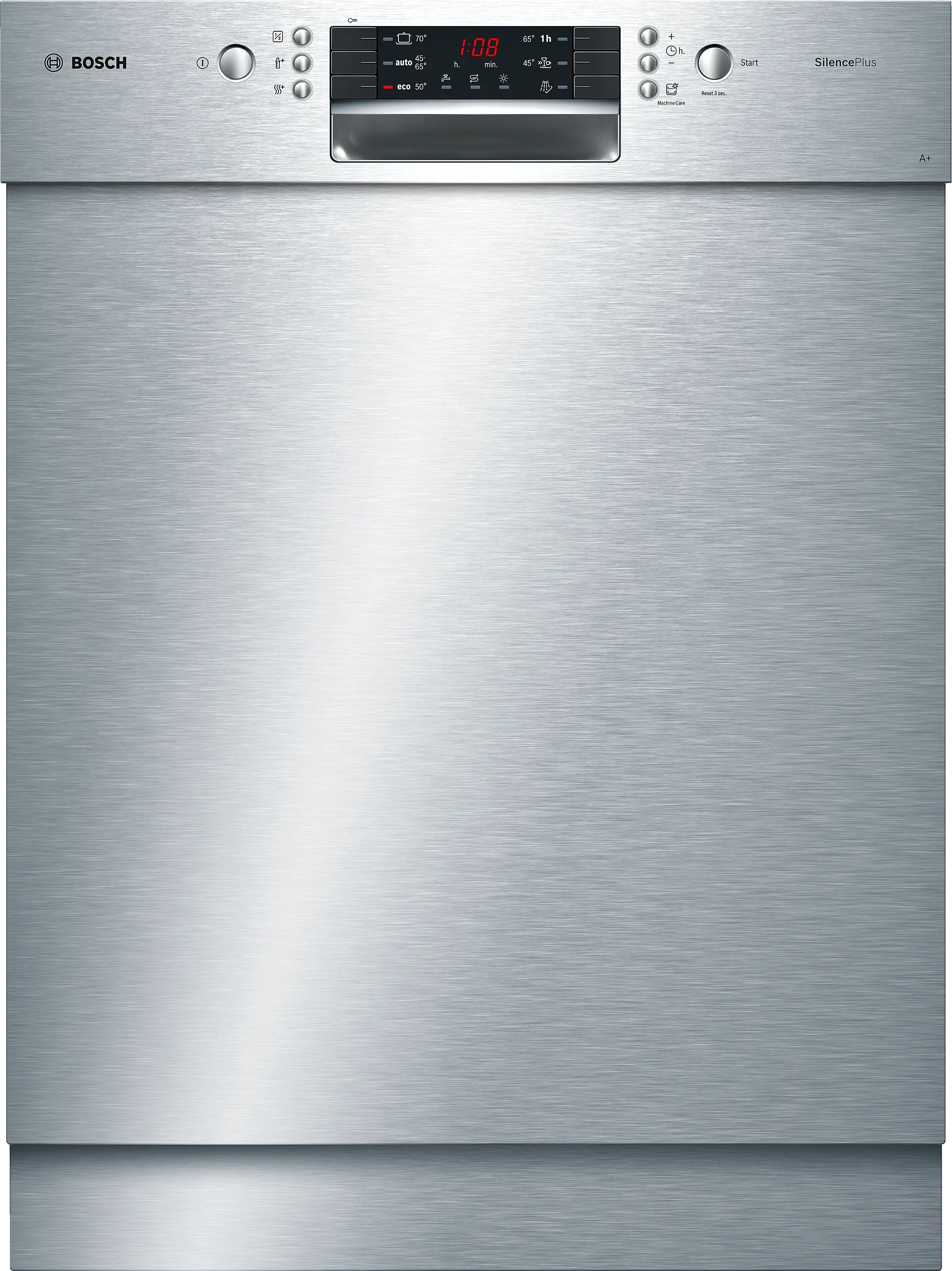 Series 4 built-under dishwasher 60 cm Brushed steel - Gorsel 1