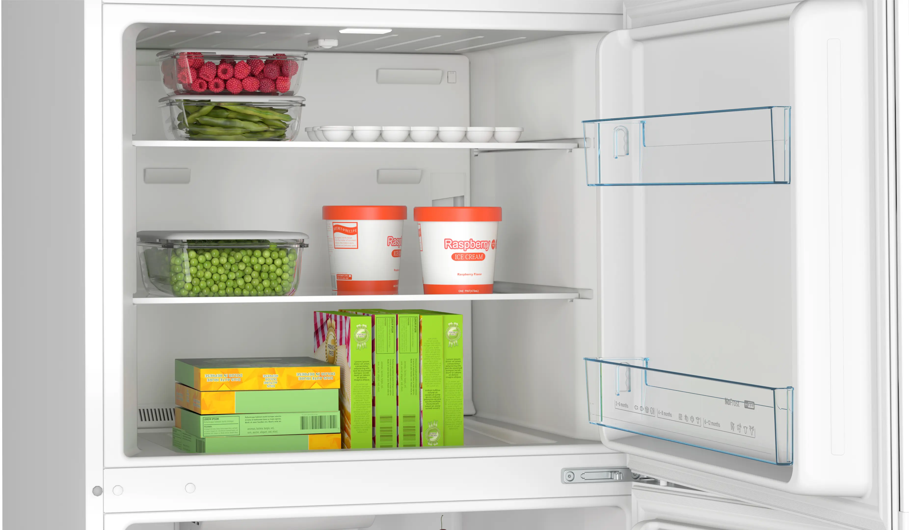 Serie 4 Üstten Donduruculu Buzdolabı 186 x 70 cm Beyaz, Total No Frost - Gorsel 6