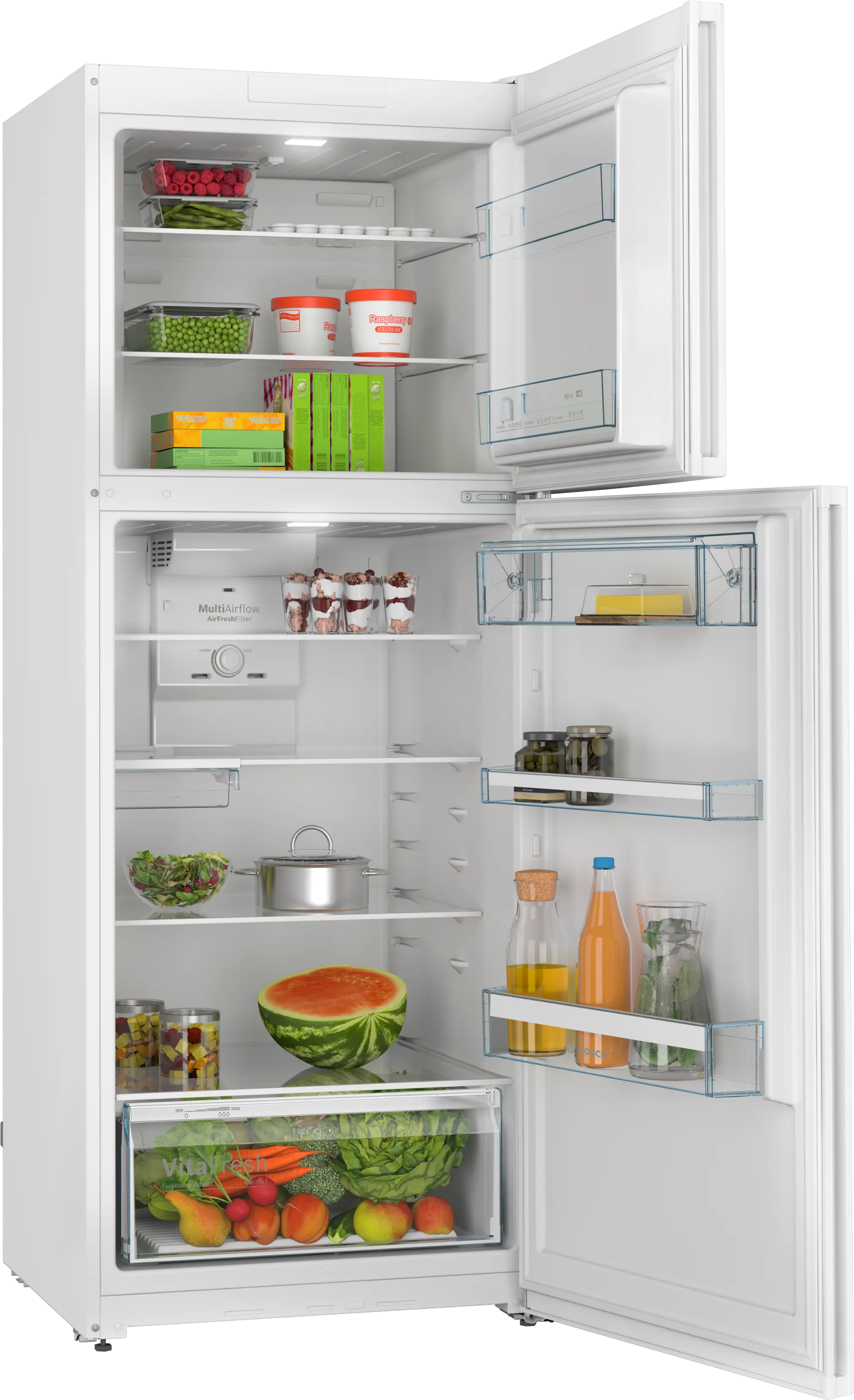 Serie 4 Üstten Donduruculu Buzdolabı 186 x 70 cm Beyaz, Total No Frost - Gorsel 2