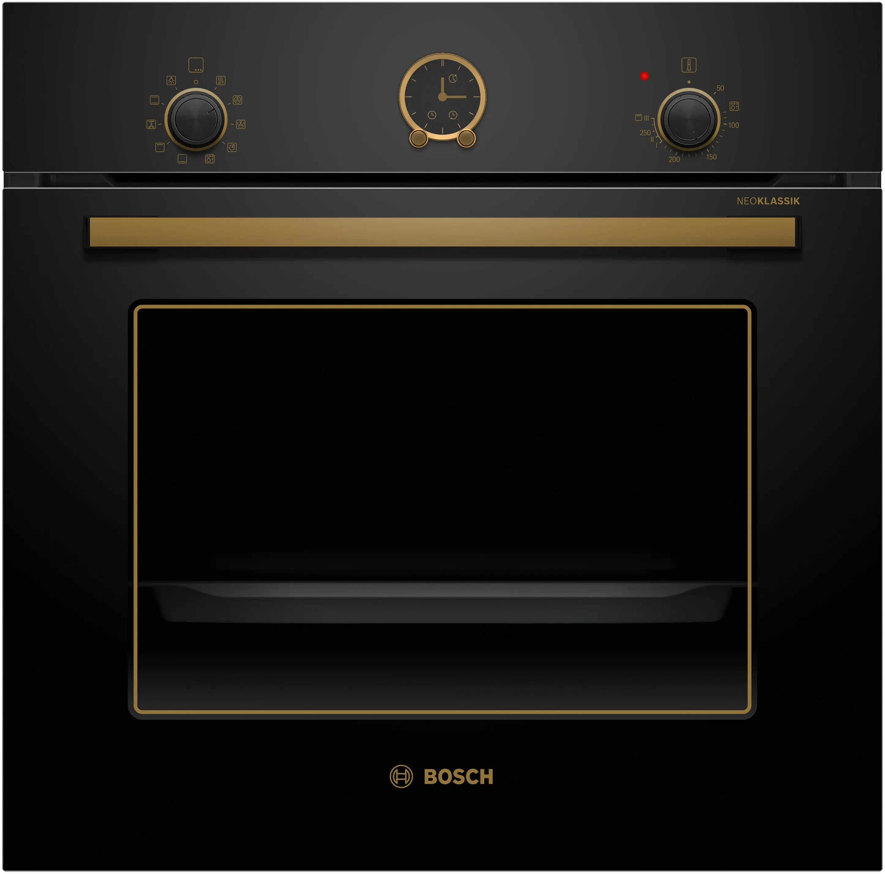 Serie 4 Ankastre Fırın 60 x 60 cm NeoKlasik, Siyah - Gorsel 1