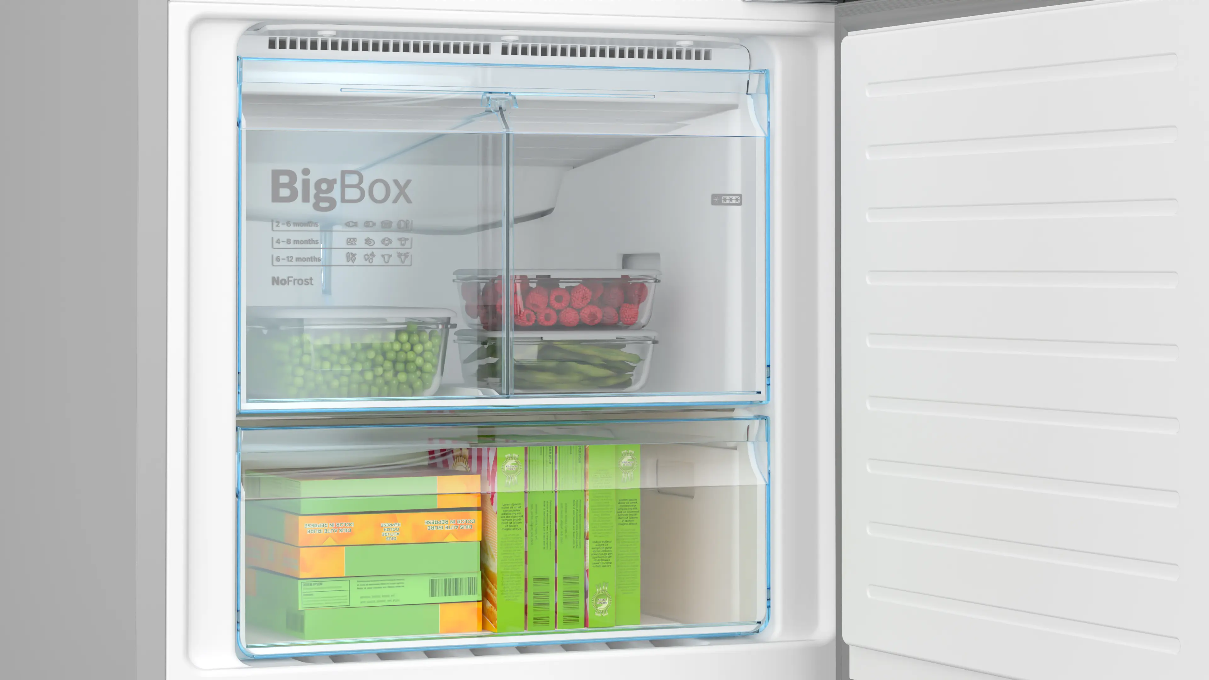 Serie 4 Alttan Donduruculu Buzdolabı 193 x 70 cm Parmak izi bırakmayan siyah inoks - Gorsel 6