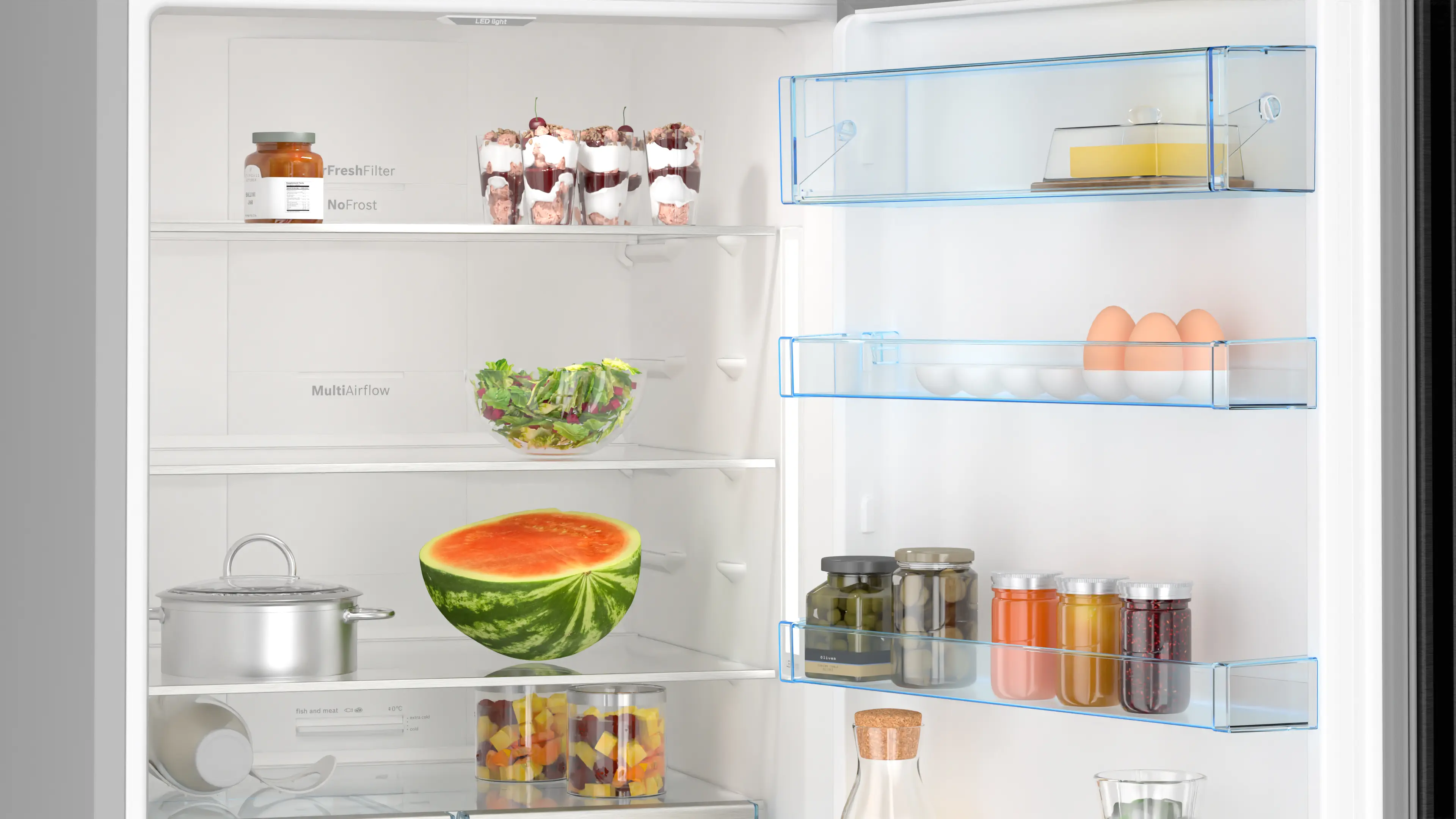 Serie 4 Alttan Donduruculu Buzdolabı 193 x 70 cm Parmak izi bırakmayan siyah inoks - Gorsel 4