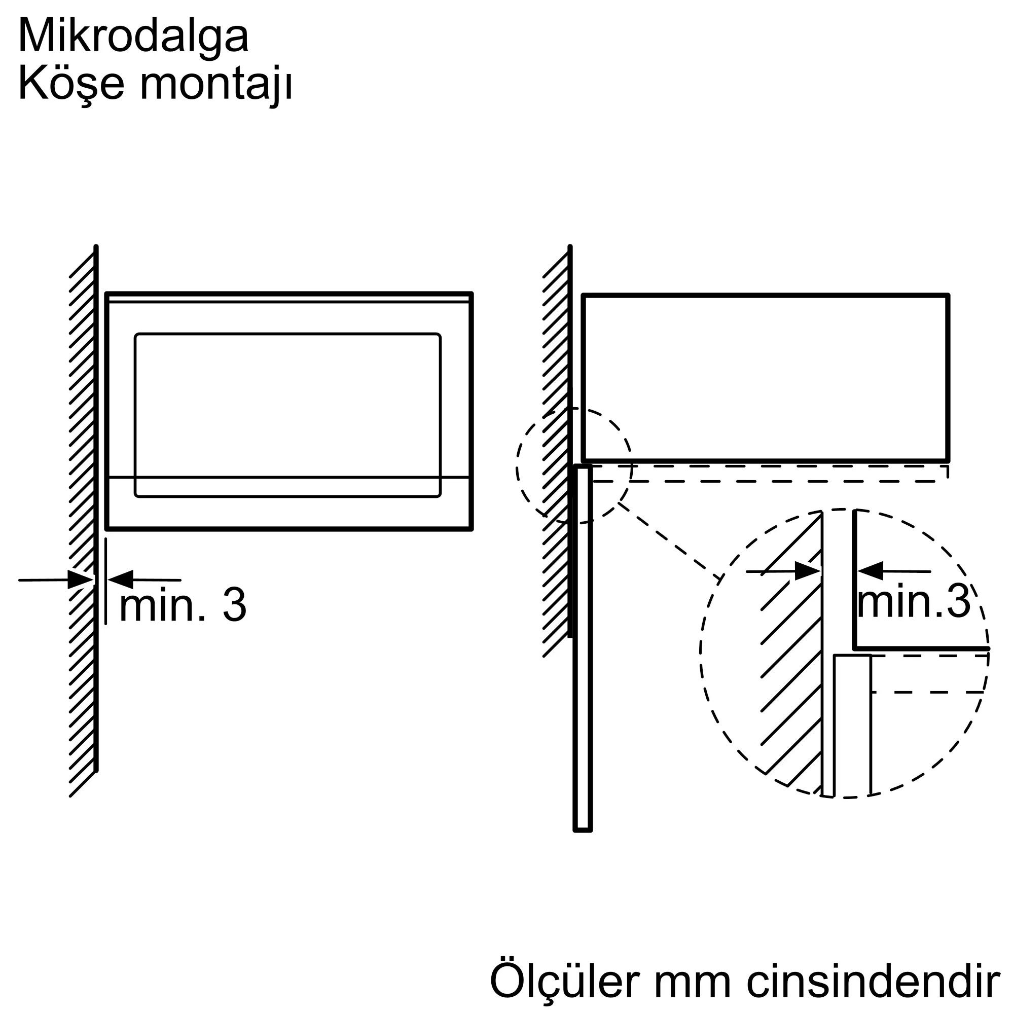 Serie 6 Ankastre Mikrodalga, Izgara Fonksiyonlu 59 x 38 cm Siyah - Gorsel 10