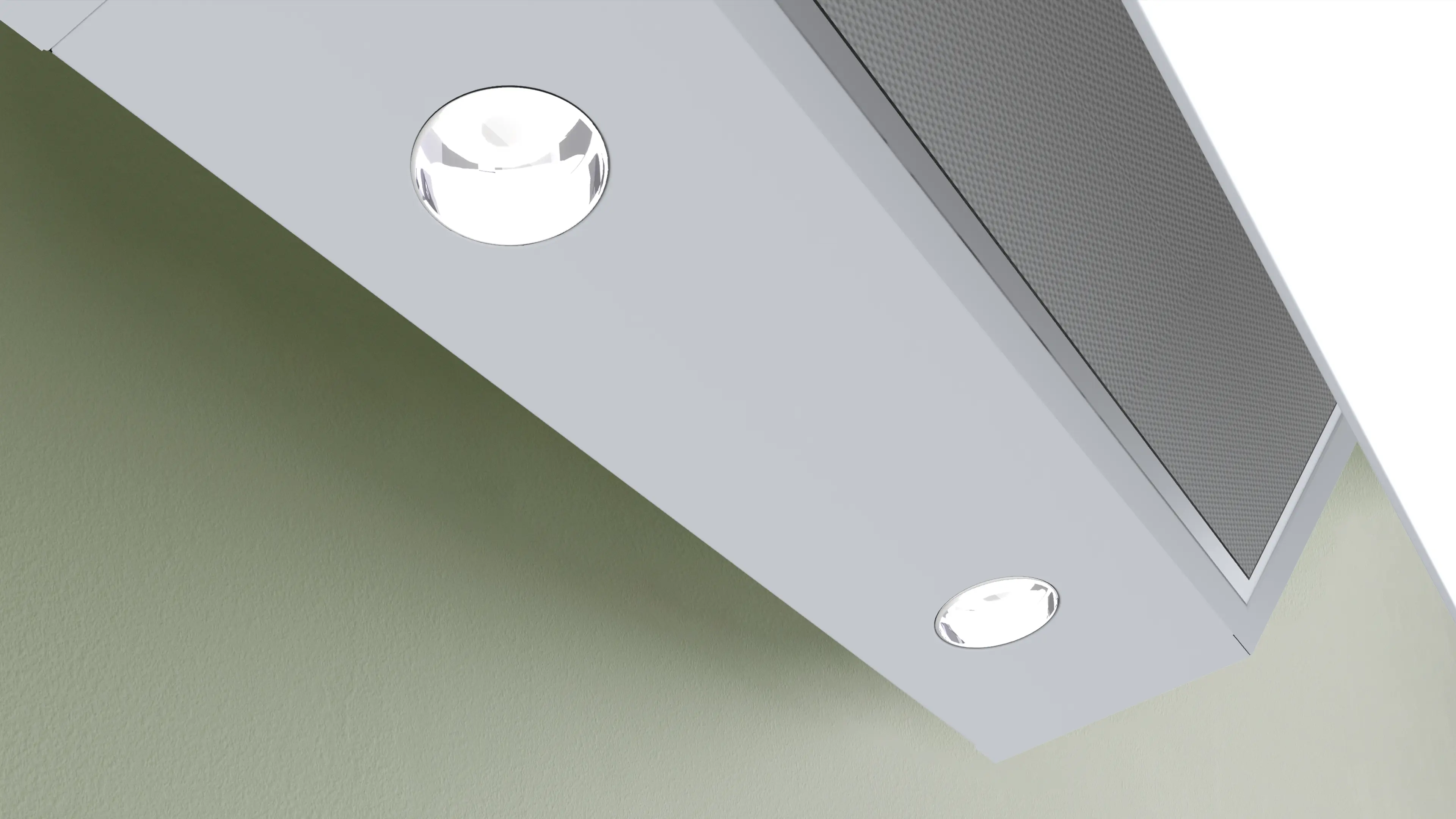 Serie 4 Duvar Tipi Davlumbaz 60 cm Beyaz Cam Yüzey, Beyaz - Gorsel 4