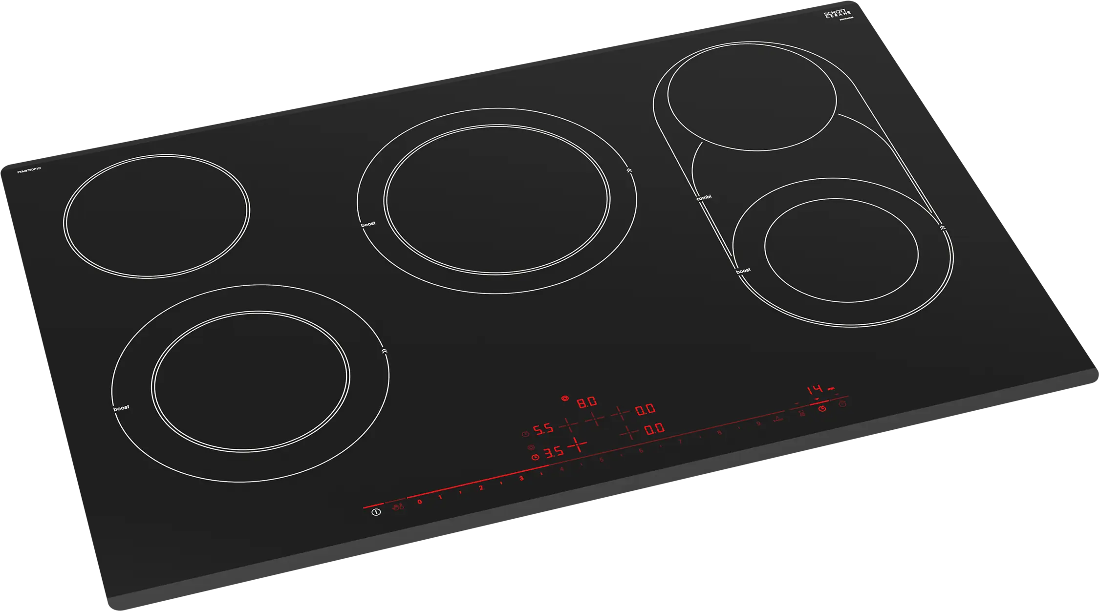 Serie 8 Elektrikli Ocak 80 cm Çerçeveli Montaj - Gorsel 3