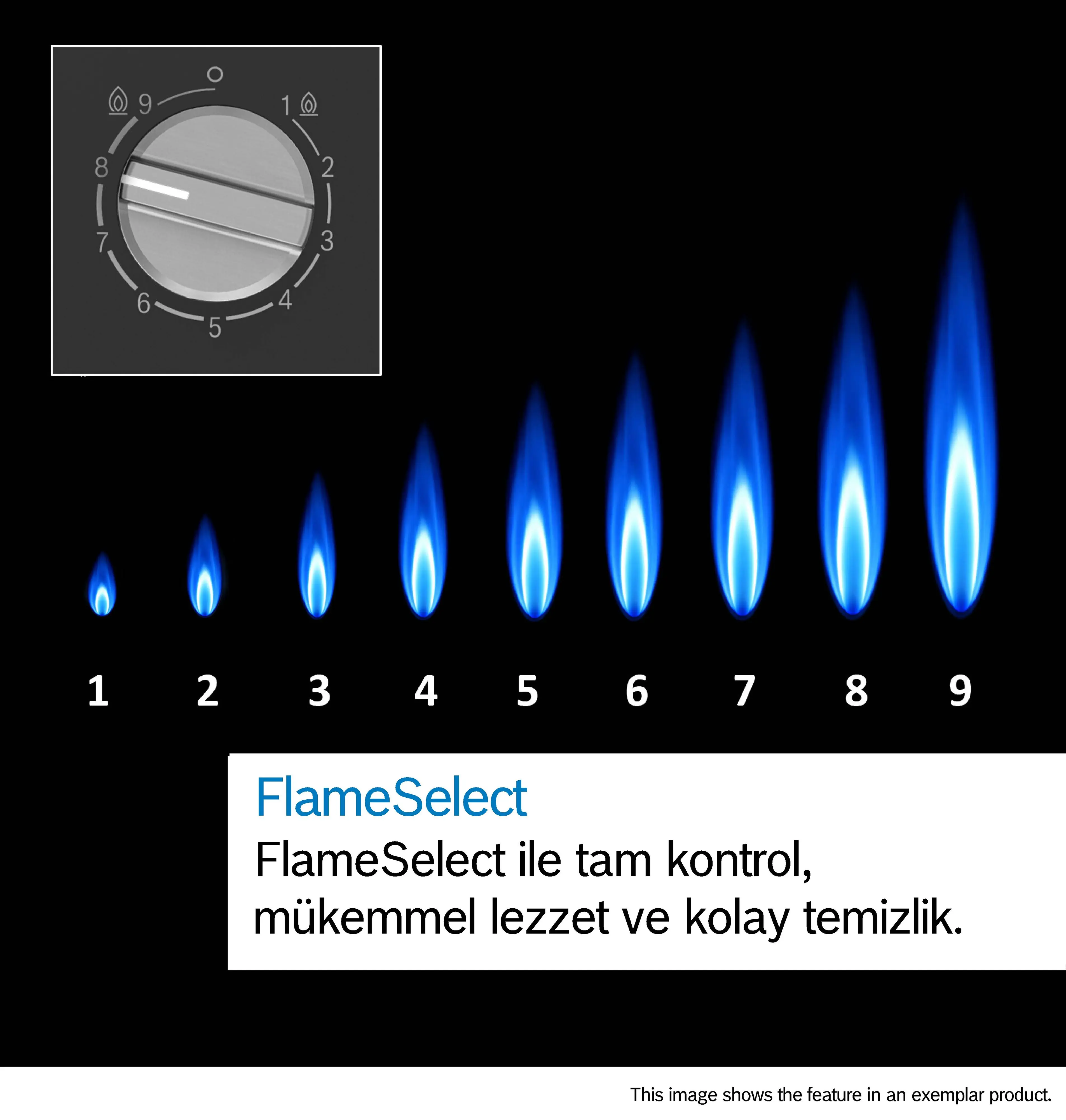 Serie 6 Gazlı Ocak 60 cm Paslanmaz çelik - Gorsel 6