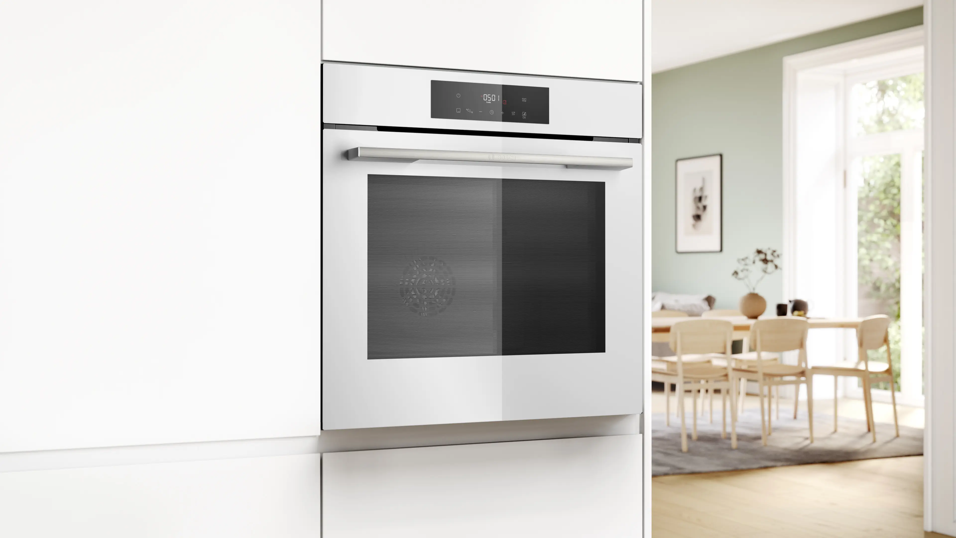 Serie 6 Ankastre Fırın 60 x 60 cm Beyaz - Gorsel 3