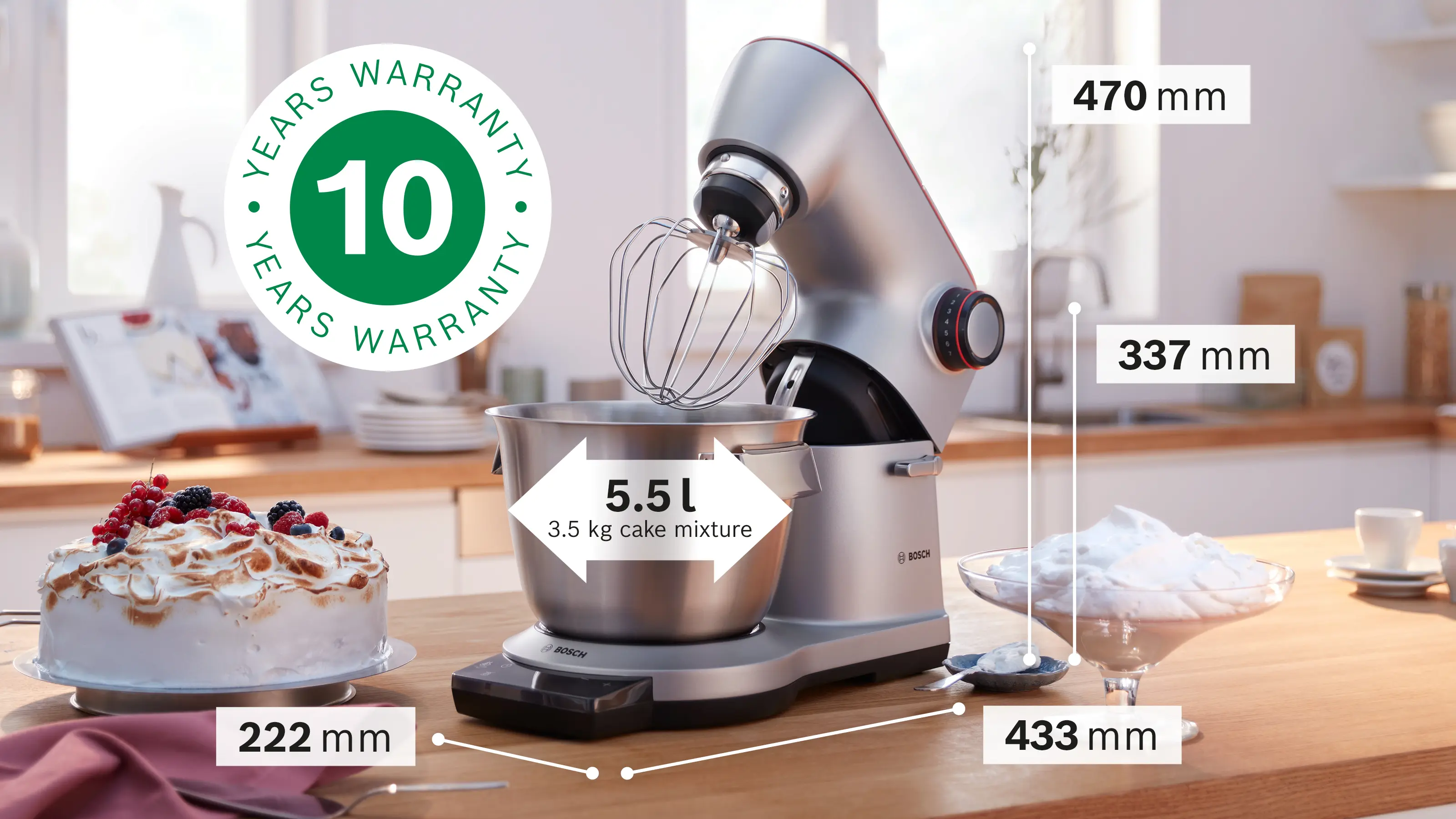 Serie 8 Mutfak Makinesi OptiMUM 1600 W Gümüş, Siyah - Gorsel 3