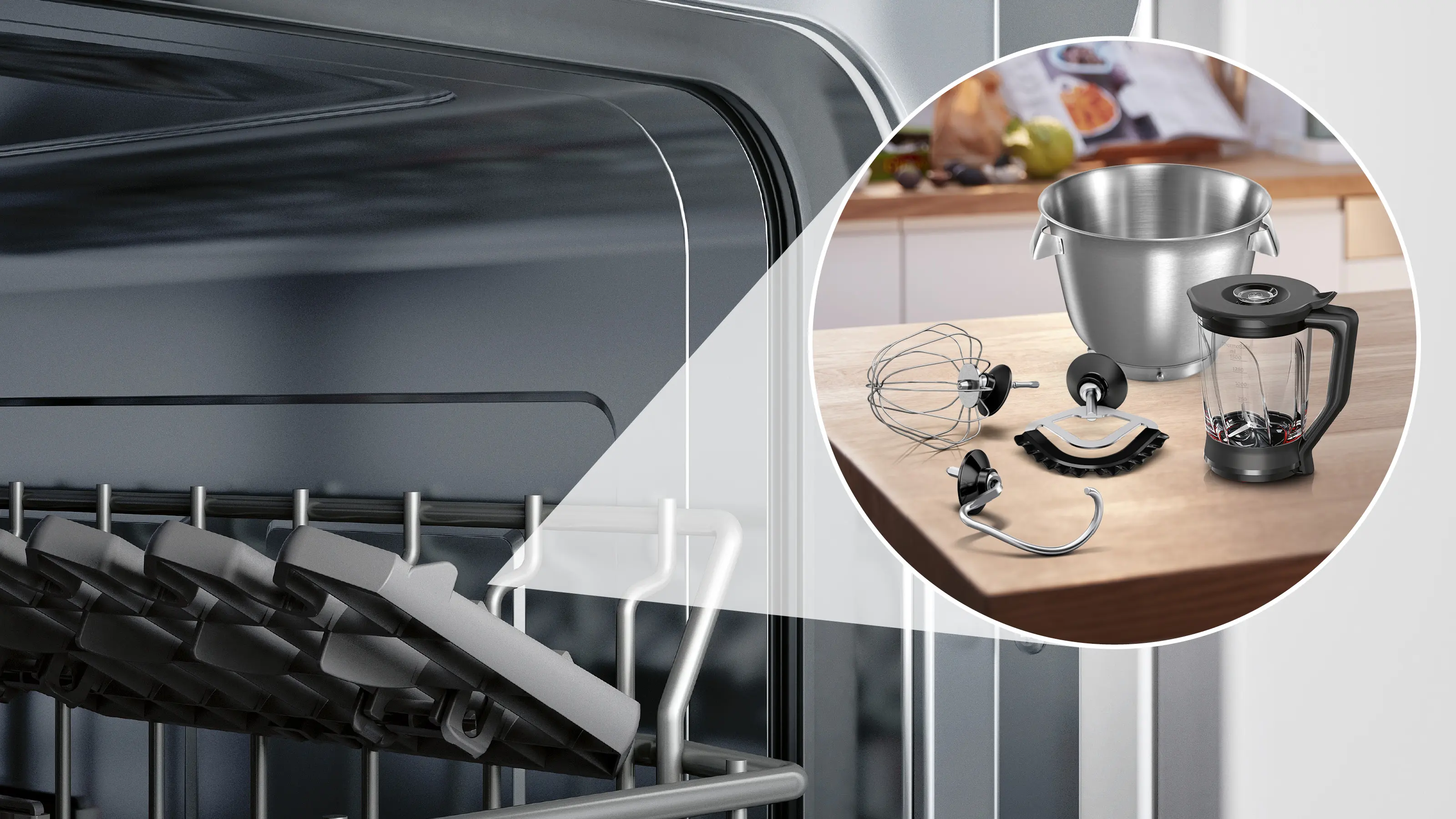 Serie 8 Mutfak Makinesi OptiMUM 1600 W Gümüş, Siyah - Gorsel 14