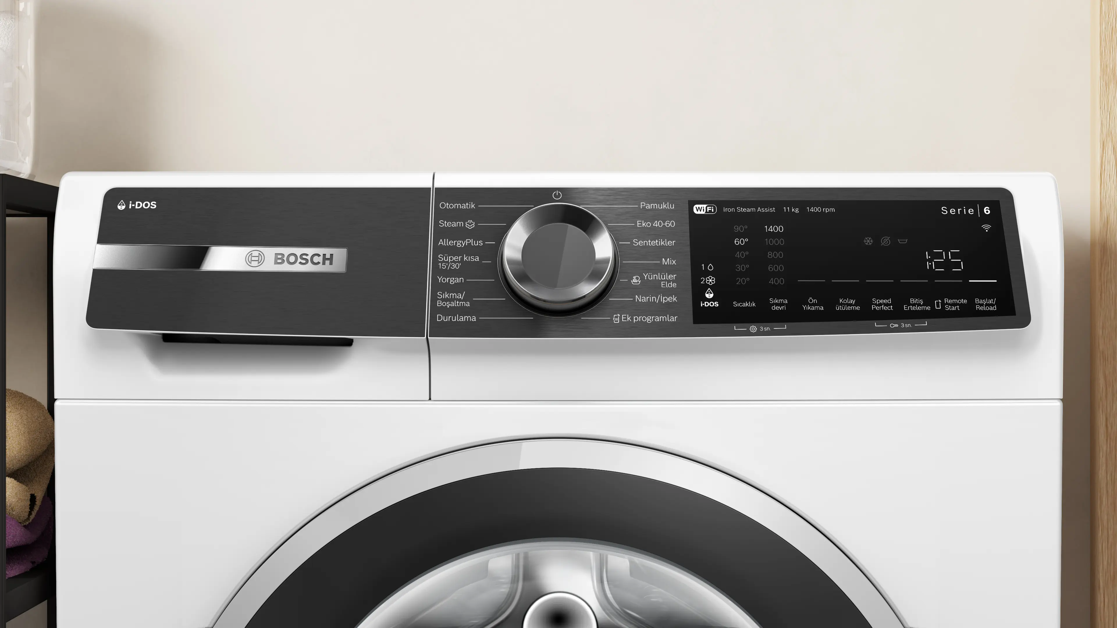Serie 6 Çamaşır Makinesi 11 kg maks. 1400 dev./dak. - Gorsel 2