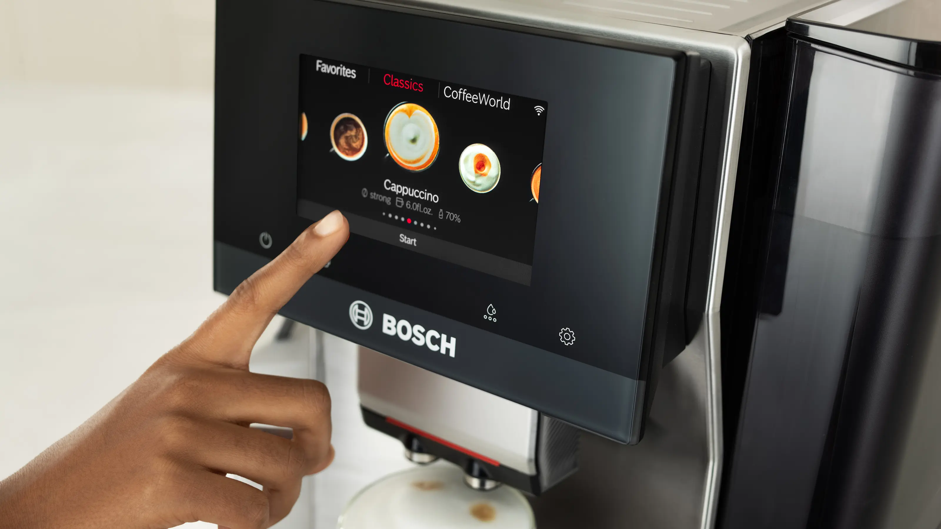 Serie 8 Tam Otomatik Kahve Makinesi VeroCafe Paslanmaz çelik - Gorsel 2