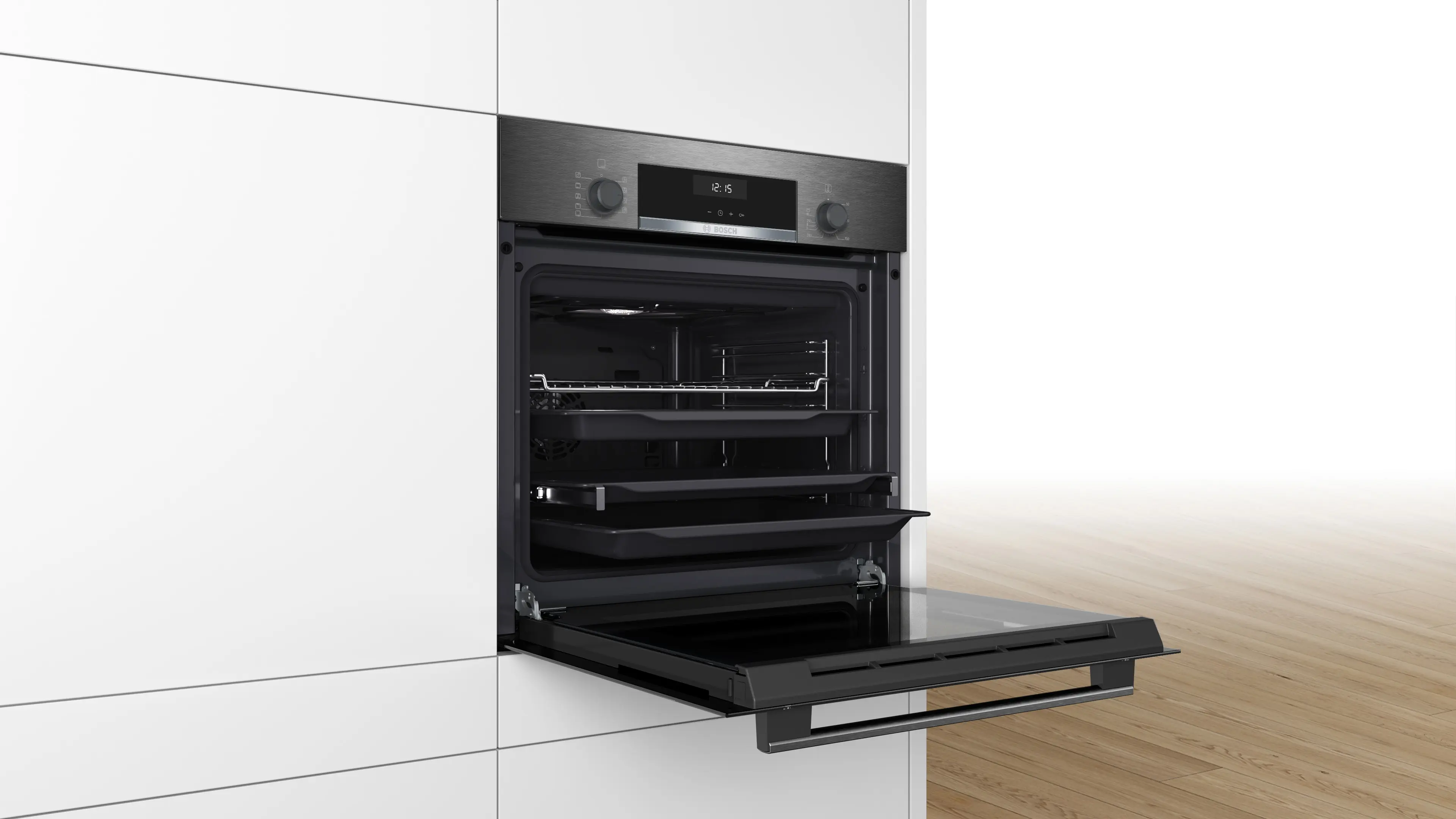 Serie 6 Ankastre Fırın 60 x 60 cm Black Inox - Gorsel 4